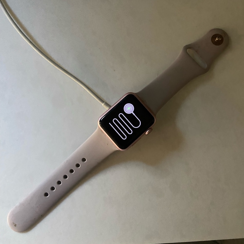 Apple First Gen rose gold watch